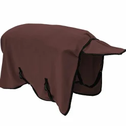vidaXL Paardendeken Volledig Donkerbruin 75 cm Polyester Fleece