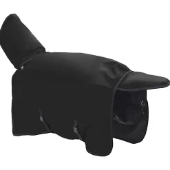 vidaXL Paardendeken Volledig Zwart 75 cm Polyester
