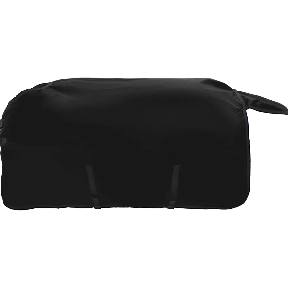 vidaXL Paardendeken Volledig Zwart 75 cm Polyester