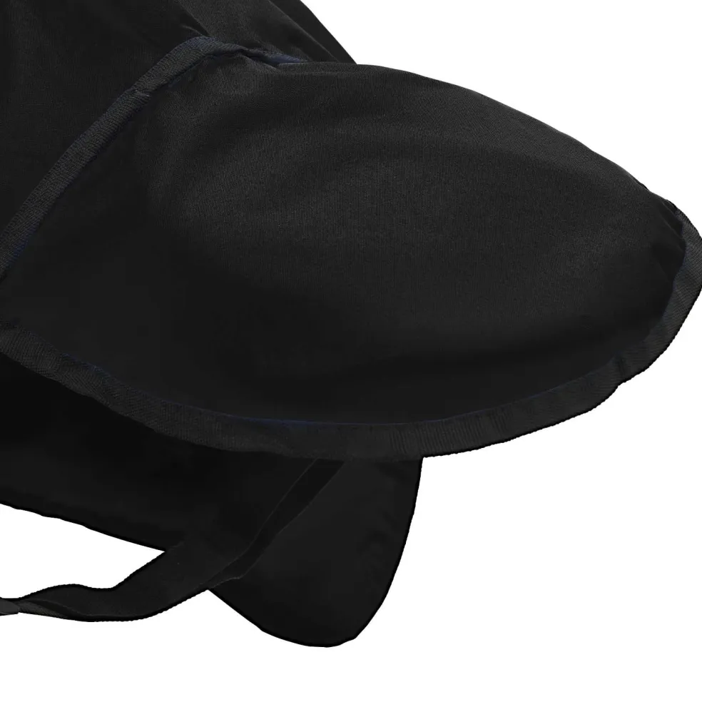 vidaXL Paardendeken Volledig Zwart 75 cm Polyester