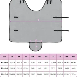 vidaXL Paardendeken Volledig Lichtgrijs en Roze 75 cm Polyester Fleece