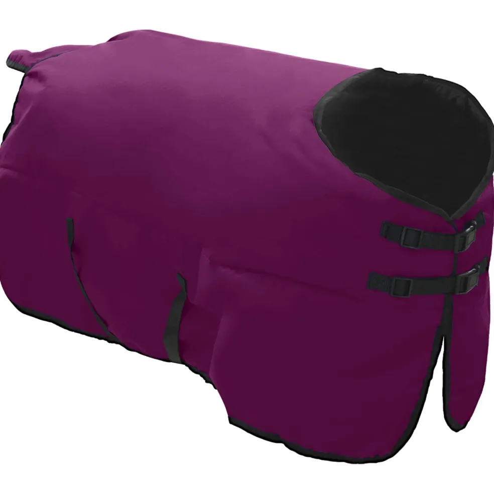 vidaXL Paardendeken Volledig Paars 75 cm Polyester