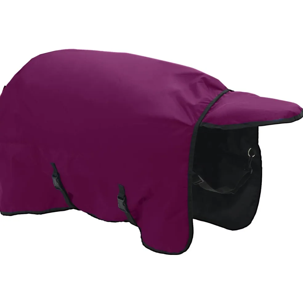 vidaXL Paardendeken Volledig Paars 75 cm Polyester