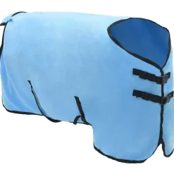 vidaXL Paardendeken Volledige Aqua 75 cm Polyester Fleece