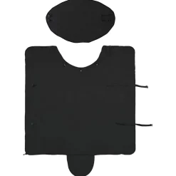 vidaXL Paardendeken Zwart 75 cm Polyester Fleece