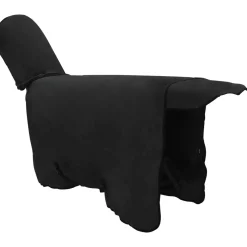 vidaXL Paardendeken Zwart 75 cm Polyester Fleece