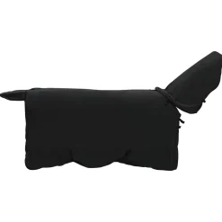 vidaXL Paardendeken Zwart 75 cm Polyester Fleece