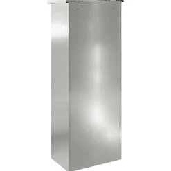 vidaXL Pakket inwerp box met opslag Zwart 44,5 x 29 x 110,5 cm