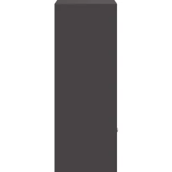 vidaXL Pakket inwerp box met opslag Zwart 41 x 38 x 103 cm Staal