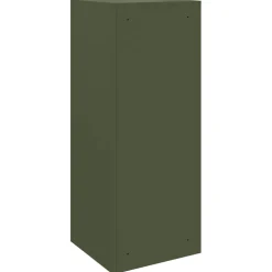 vidaXL Pakket inwerp box met opslag Olijfgroen 41 x 38 x 103 cm Staal