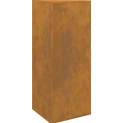 vidaXL Pakket inwerp box Roestkleurig 41 x 38 x 103 cm weervast staal