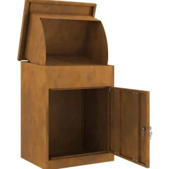 vidaXL Pakket inwerp box Roestig 47,5 x 38 x 59 cm weervast staal