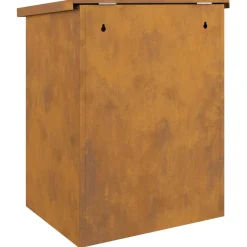 vidaXL Pakket inwerp box Roestig 47,5 x 38 x 59 cm weervast staal
