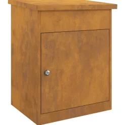 vidaXL Pakket inwerp box Roestig 47,5 x 38 x 59 cm weervast staal