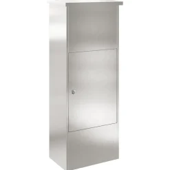 vidaXL Pakket inwerp box Zilver 44,5 x 29 x 110,5 cm Roestvrij staal