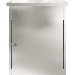 vidaXL Pakket inwerp box Zilver 47,5 x 38 x 59 cm Roestvrij staal