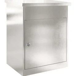 vidaXL Pakket inwerp box Zilver 47,5 x 38 x 59 cm Roestvrij staal