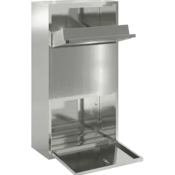 vidaXL Pakket inwerp box Zilver 44 x 22 x 82 cm Gegalvaniseerd staal