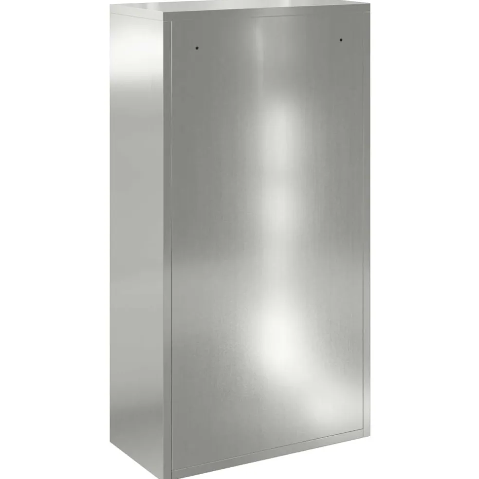 vidaXL Pakket inwerp box Zilver 44 x 22 x 82 cm Gegalvaniseerd staal