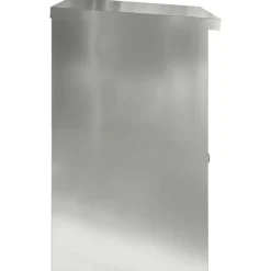 vidaXL Pakket inwerp box Zwart 47,5 x 38 x 59 cm Gegalvaniseerd staal