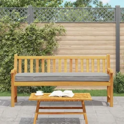 vidaXL Palet Kussen Grijs 200 x 40 x 8 cm Oxford Stof