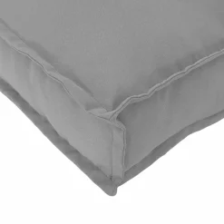 vidaXL Palet Kussen Grijs 200 x 40 x 8 cm Oxford Stof