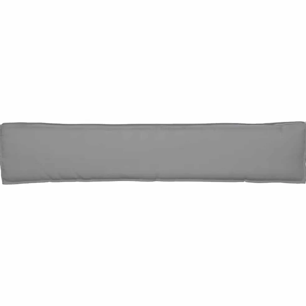 vidaXL Palet Kussen Grijs 200 x 40 x 8 cm Oxford Stof