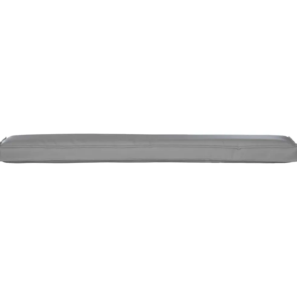 vidaXL Palet Kussen Grijs 200 x 40 x 8 cm Oxford Stof