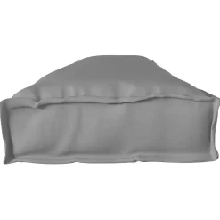 vidaXL Palet Kussen Grijs 200 x 40 x 8 cm Oxford Stof