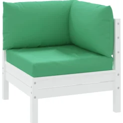 vidaXL Palletkussens 3 st oxford stof groen