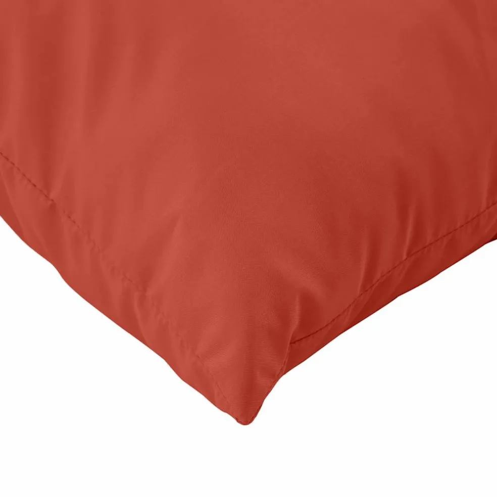 vidaXL Palletkussens 3 st stof gemêleerd rood