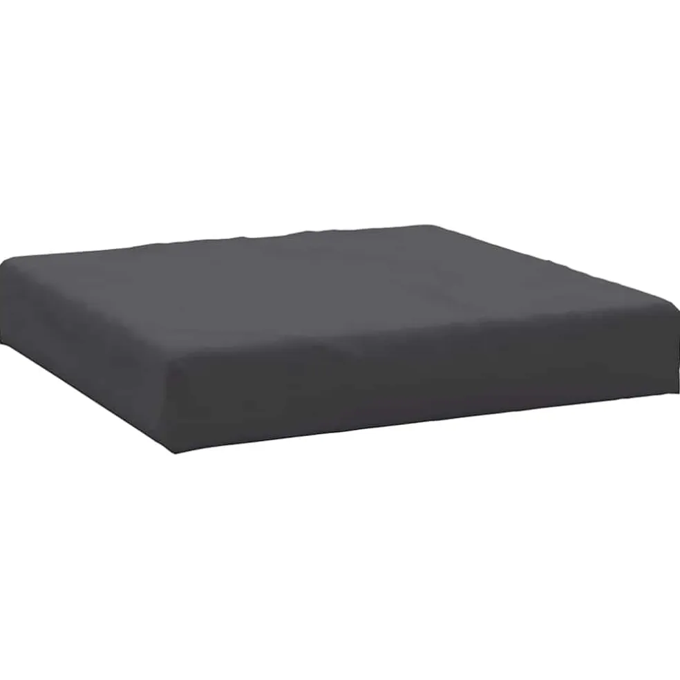 vidaXL Palletkussens 2 st stof antraciet