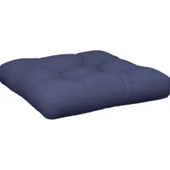 vidaXL Palletkussen 58x58x10 cm oxford stof marineblauw