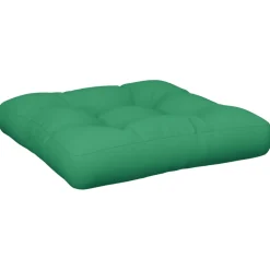 vidaXL Palletkussen 58x58x10 cm stof groen