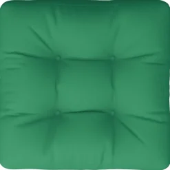 vidaXL Palletkussen 58x58x10 cm stof groen