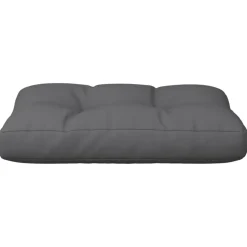 vidaXL Palletkussen 50x40x12 cm stof antracietkleurig