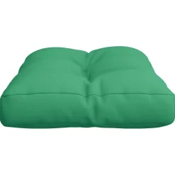 vidaXL Palletkussen 50x40x12 cm stof groen