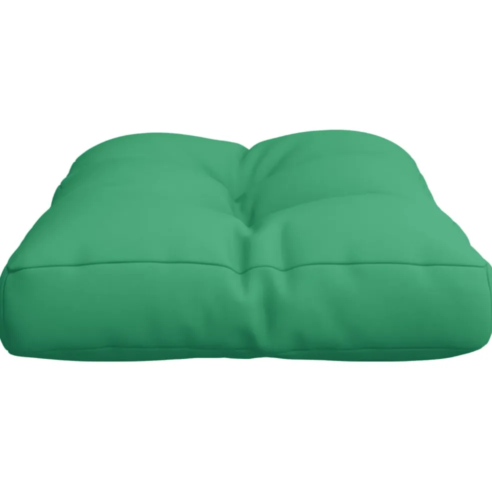 vidaXL Palletkussen 50x40x12 cm stof groen