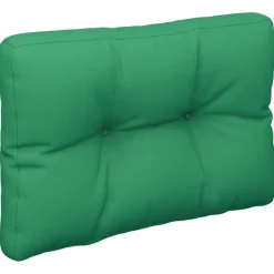 vidaXL Palletkussen 50x40x12 cm stof groen