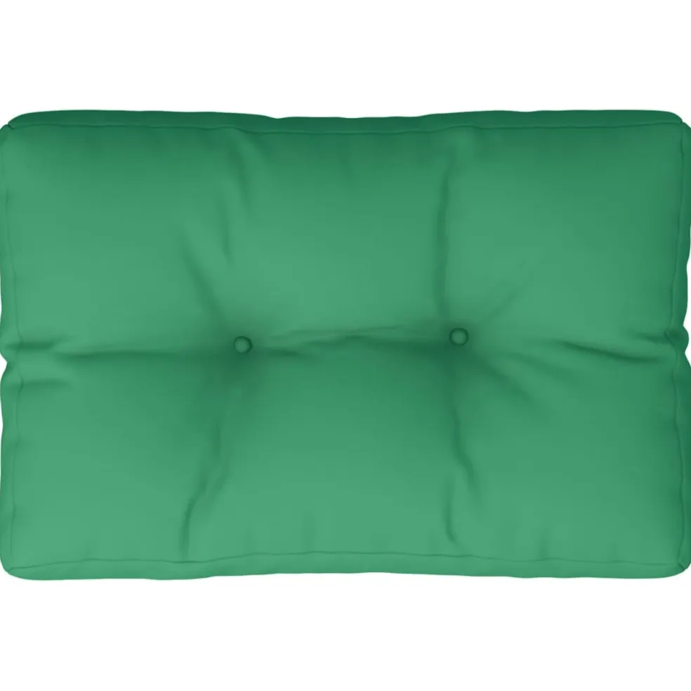 vidaXL Palletkussen 50x40x12 cm stof groen