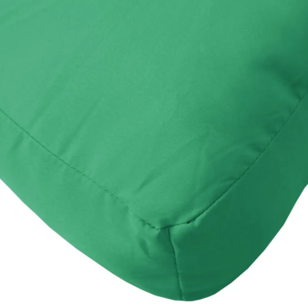vidaXL Palletkussen 50x50x12 cm stof groen