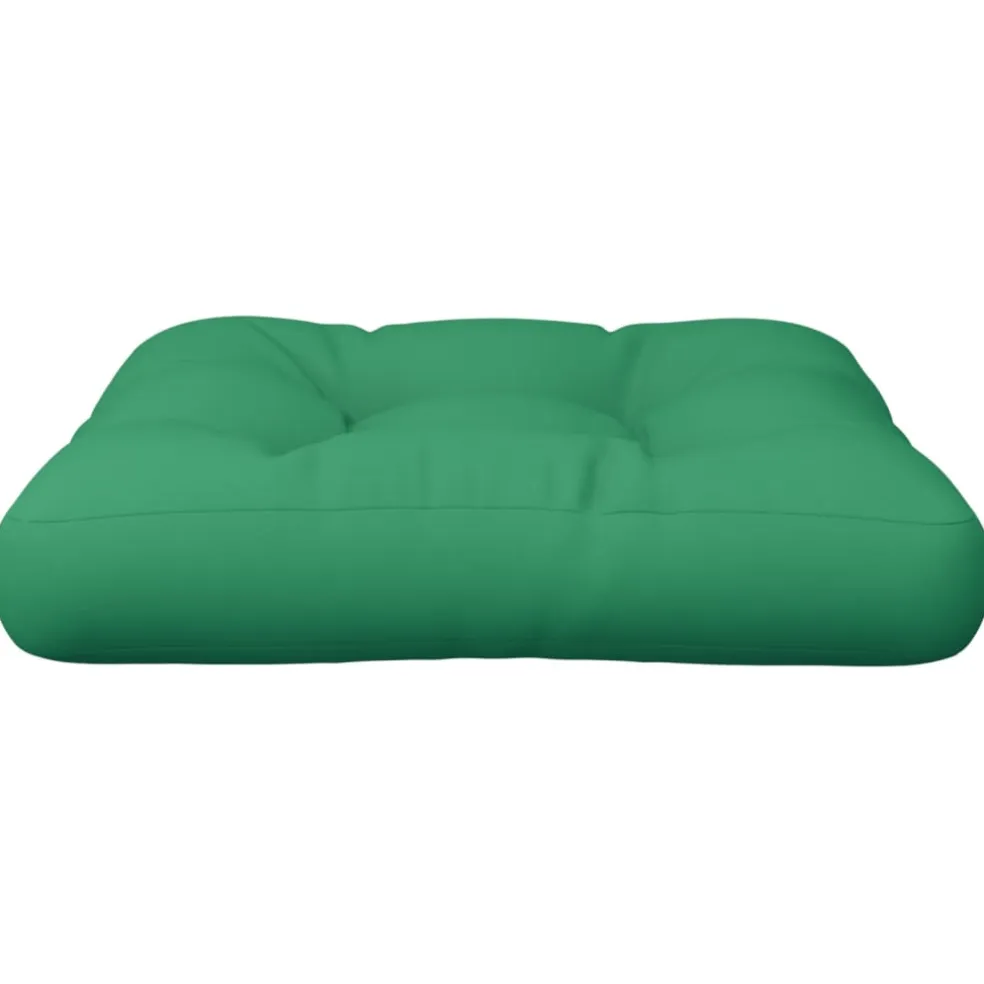 vidaXL Palletkussen 50x50x12 cm stof groen