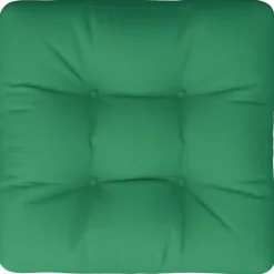 vidaXL Palletkussen 50x50x12 cm stof groen