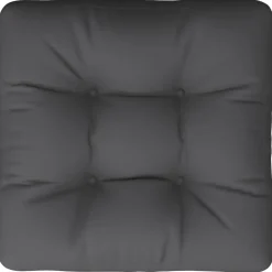 vidaXL Palletkussen 58x58x10 cm stof antracietkleurig