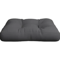 vidaXL Palletkussen 58x58x10 cm stof antracietkleurig