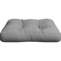 vidaXL Palletkussen 50x50x12 cm stof grijs