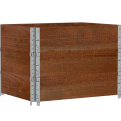 vidaXL Palletopzetranden 3 st 80x60 cm massief grenenhout bruin