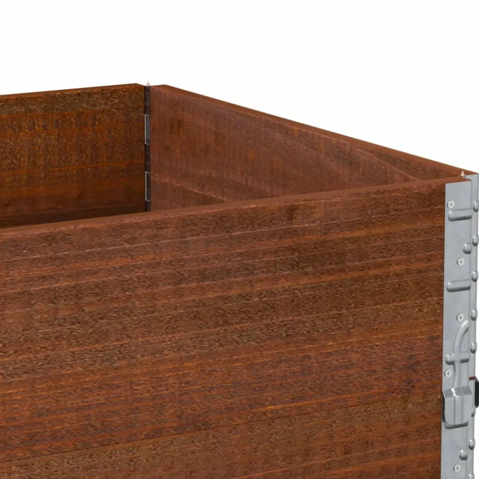 vidaXL Palletopzetranden 3 st 80x60 cm massief grenenhout bruin