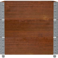 vidaXL Palletopzetranden 3 st 80x60 cm massief grenenhout bruin
