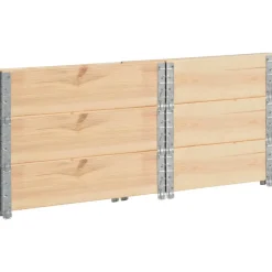 vidaXL Palletopzetranden 3 st 60x80 cm massief grenenhout